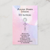 *~* Sun Woman Moon Nirvana Yoga Reiki Massage Visitekaartje (Achterkant)