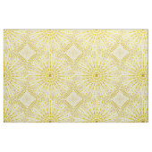 SUN WORSHIP Yellow Mandala Stof (Yard (91,4 cm))