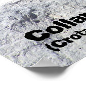 Sun Worshipping Colorful Collared Lizard Foto Poster (Hoek)