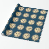 Sun Wrapping Paper Cadeaupapier (Uitgerold)