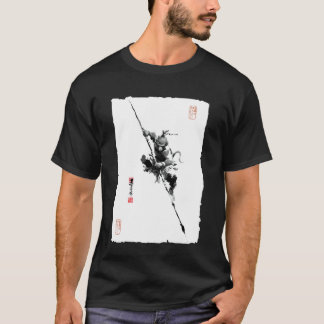 Sun Wukong De Apenkoning Chinese Mythologie Vinta T-shirt