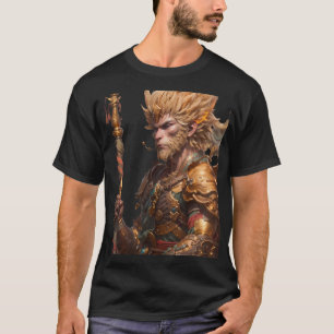 Sun Wukong in het harnas T-shirt