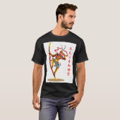 Sun Wukong met Gouden Staf T-shirt (Voorkant volledig)