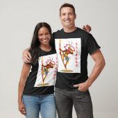 Sun Wukong met Gouden Staf T-shirt (Unisex)