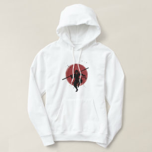 Sun Wukong Schaduw Japanse Inkt Stijl Krijger Hoodie