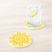 Sun Zandsteen Onderzetter (Zijkant)