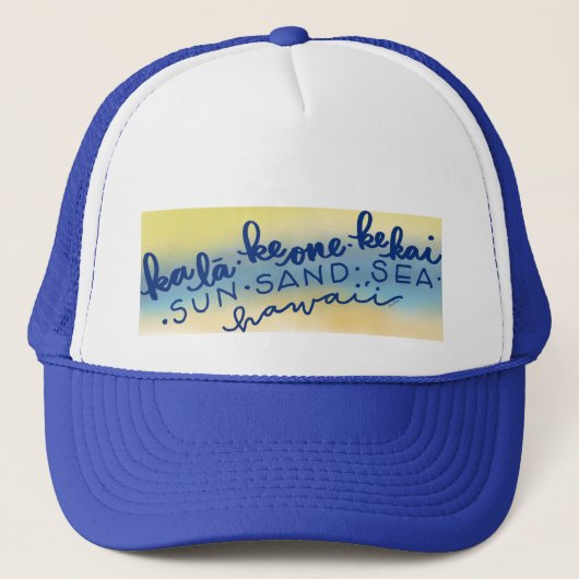 Sun Zee Sand Hawaii Trucker Hat Pet (Voorkant)