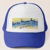 Sun Zee Sand Hawaii Trucker Hat Trucker Pet (Voorkant)