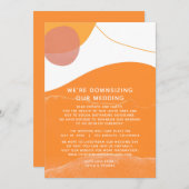 Sun Zee Sand Modern We zijn onze bruiloft aan het  Feestdagenkaart (Voorkant / Achterkant)