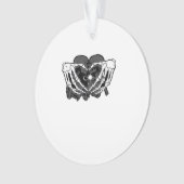 Sunand~1 - Skelet Hart Handen Ornament (voorkant)