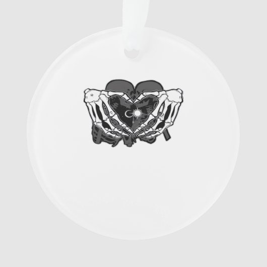 Sunand~1 - Skelet Hart Handen Ornament (voorkant)