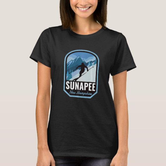 Sunapee New Hampshire Ski Mountain T-shirt (Voorkant)