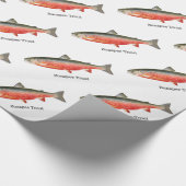 Sunapee Trout Fishing Pattern Cadeaupapier (Hoek)