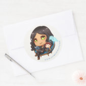 Sunaya Leesstoel Chibi Sticker (Envelop)