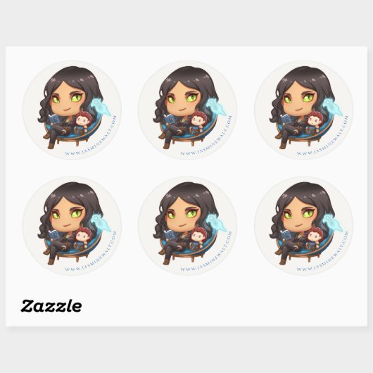 Sunaya Leesstoel Chibi Sticker (Vel)