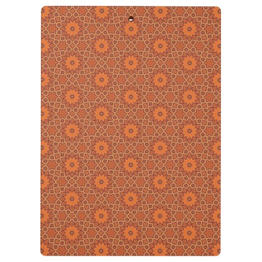 Sunbaked Star Medallion Klembord (Achterkant)