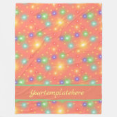 sunbathe vele vrolijke digitale feestdag fleece deken (Voorkant)