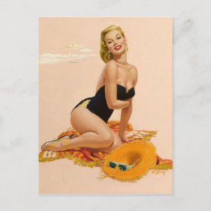 Sunbather PinUp Briefkaart