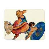 Sunbathers Magneet (Horizontaal)