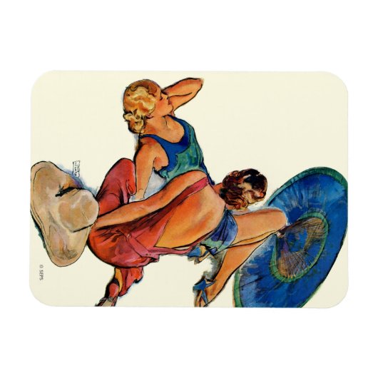 Sunbathers Magneet (Horizontaal)