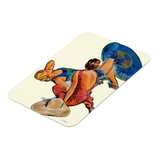 Sunbathers Magneet (Linkerzijde)