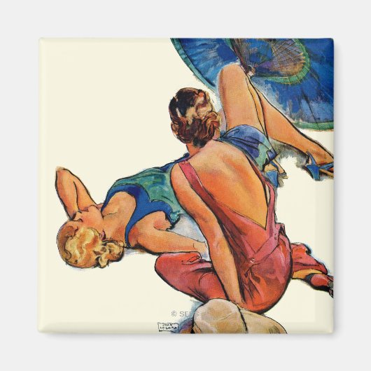 Sunbathers Magneet (Voorkant)