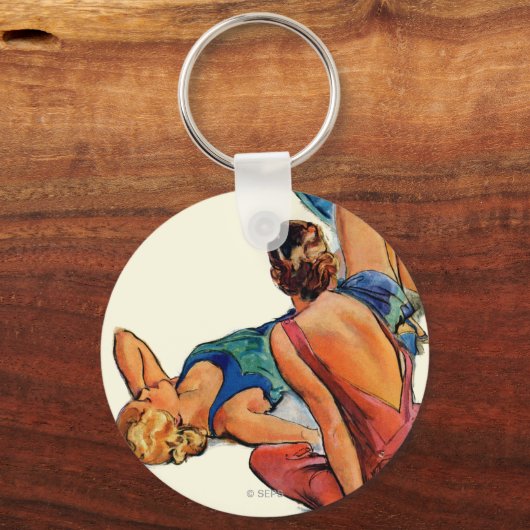 Sunbathers Sleutelhanger (Voorkant)