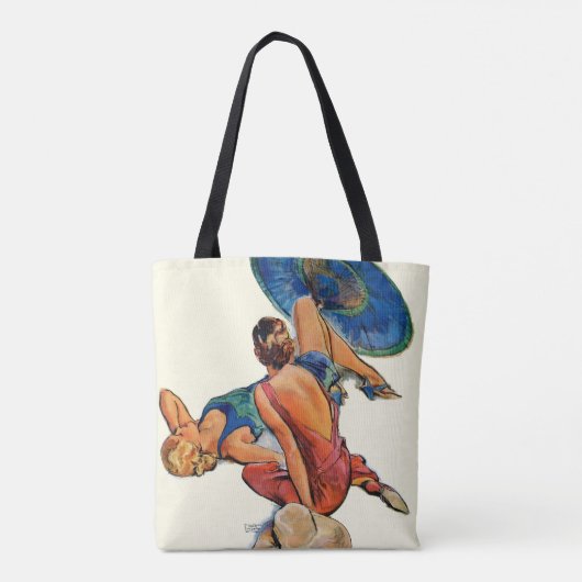 Sunbathers Tote Bag (Achterkant)