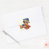 Sunbathers Vierkante Sticker (Envelop)