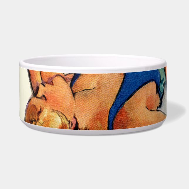 Sunbathers Voerbakje (Links)