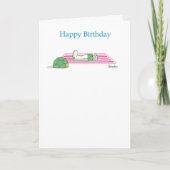 SUNBATHERTURTLE KAART (Voorkant)