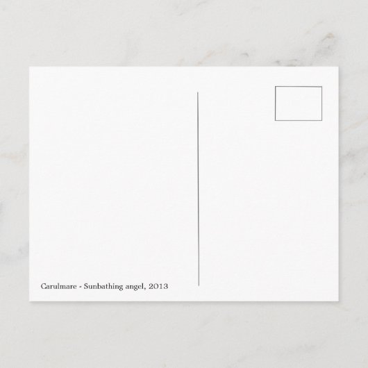 Sunbathing Angel C0113 Briefkaart (Achterkant)