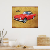Sunbeam Alpiene auto Poster (Keuken)