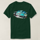Sunbeam Alpine Tiger jaren 60 Brits klassiek eleme T-shirt (Design voorkant)