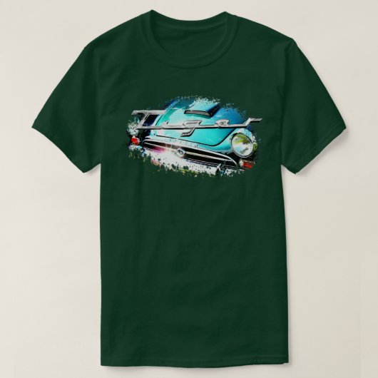 Sunbeam Alpine Tiger jaren 60 Brits klassiek eleme T-shirt (Design voorkant)