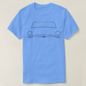 Sunbeam Alpine V klassieke omtrek T-shirt (Design voorkant)