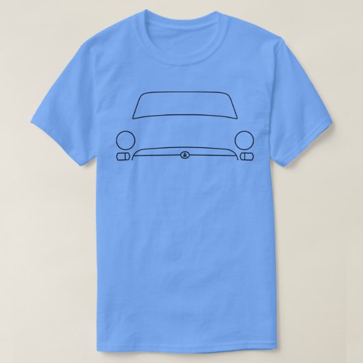 Sunbeam Alpine V klassieke omtrek T-shirt (Design voorkant)