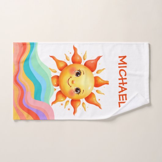 Sunbeam Rainbow Waves Baby Handdoek (Handdoek)