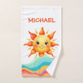 Sunbeam Rainbow Waves Baby Handdoek (Handdoek)