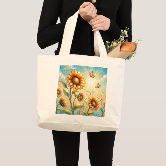 Sunbeam Serenade Grote Tote Bag (Voorkant (product))
