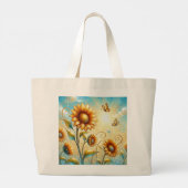 Sunbeam Serenade Grote Tote Bag (Achterkant)