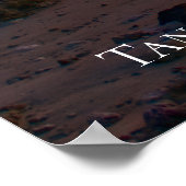 Sunbeam Sunset Sky Beach Twilight Travel Silhoutte Poster (Hoek)