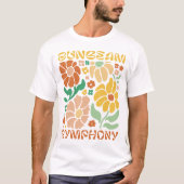 Sunbeam Symphony – Radiant Floral Burst for Spring T-shirt (Voorkant)