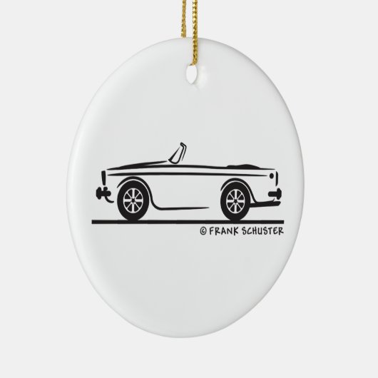 Sunbeam Tiger 1965 Keramisch Ornament (Rechts)