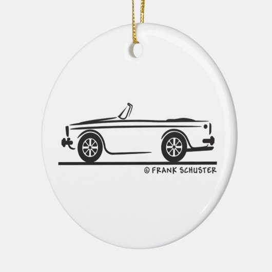 Sunbeam Tiger 1965 Keramisch Ornament (Links)