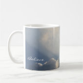 Sunbeam White Clouds Inspirerend Believe Coffee Koffiemok (Links)