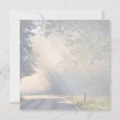 "Sunbeams" Christelijke gedicht Opmerking Kaart (Achterkant)