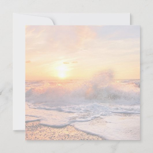 "Sunbeams" Christelijke gedicht Opmerking Kaart (Achterkant)