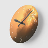 Sunbeams in Sauzay Ronde Klok (Hoek)