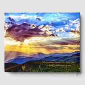 Sunbeams Mountains Celebration of Life Guest Book Gastenboek (Achterkant)